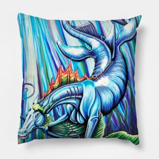 Diving Sea Horse Pillow