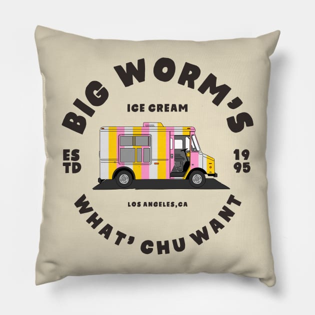 big worm's Pillow by small alley co