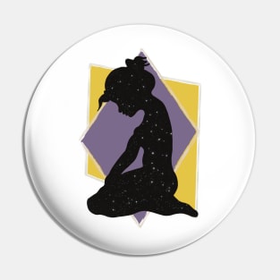 Galaxy Girl Pin