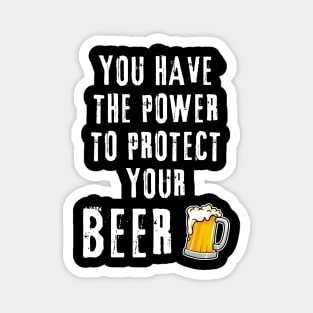 Funny Beer Power Magnet