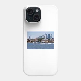 Thames Clippers at Thames Greenwich London Phone Case