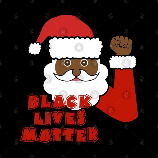 Black Santa - Black Lives Matter by blackartmattersshop