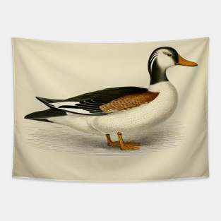 Vintage Duck Painting Tapestry
