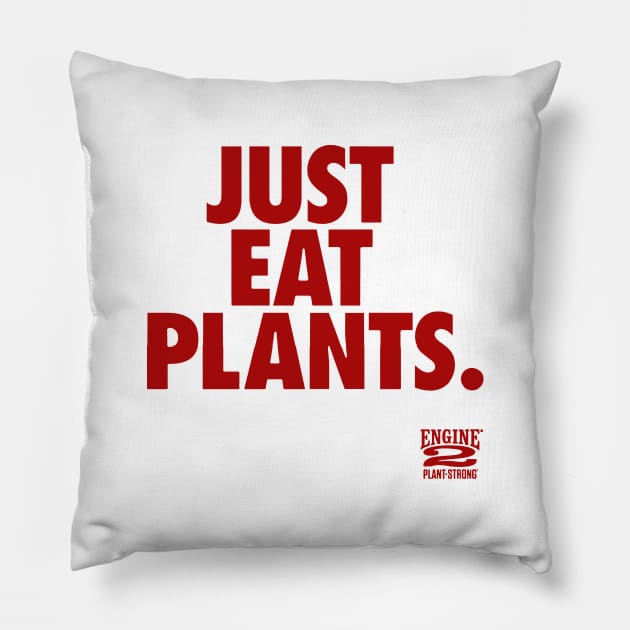 Just Eat Plants Pillow by fuzyclae