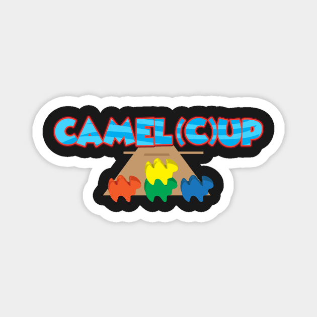 Camel (C)up Board Game Graphic - Tabletop Gaming Magnet by MeepleDesign