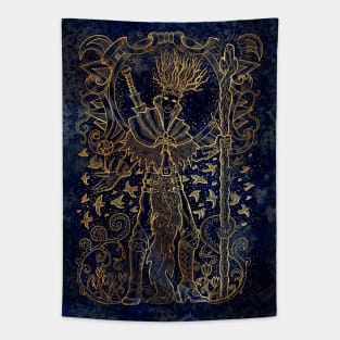 Pagan King. Celestial Background. Tapestry