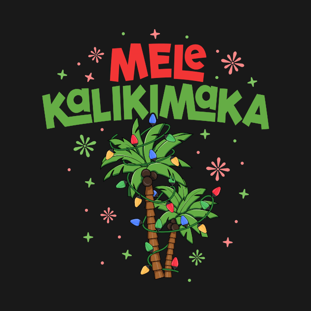 Mele Kalikimaka Hawaiian Christmas Tiki Hawaii Kids Boys by 14thFloorApparel