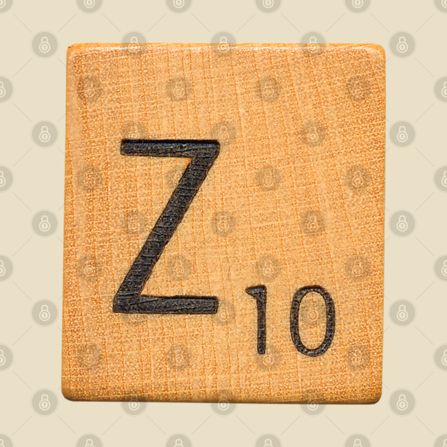 Scrabble Tile 'Z' Scrabble TShirt TeePublic