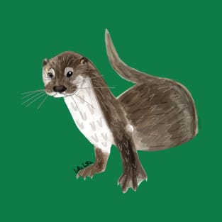 Happy Otter Lutra L T-Shirt