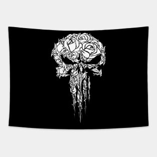 Skull of Roses Tapestry