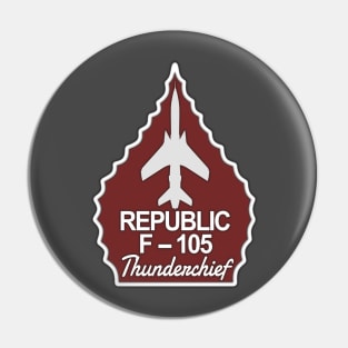 Red Thunderchief Arrowhead Pin