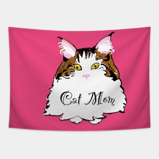 Cat Mom Tapestry