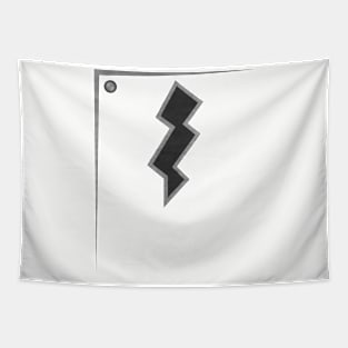 Captain Retro Black & White Film style Tapestry