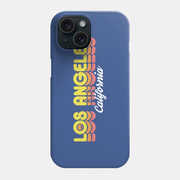 Retro Los Angeles California Phone Case by rojakdesigns