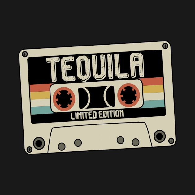 Tequila - Limited Edition - Vintage Style by Debbie Art