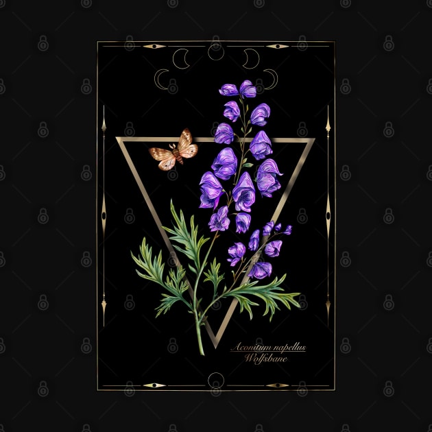 Wolfsbane magical print by Sitenkova