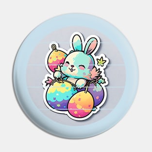 Cute Easter Bunny Pin