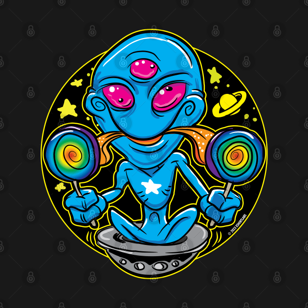 Alien Lollipop by eShirtLabs