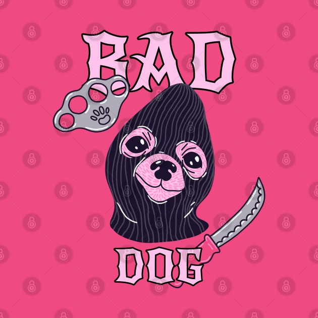 bad dog in balaclava meme by Voropaeva_visual