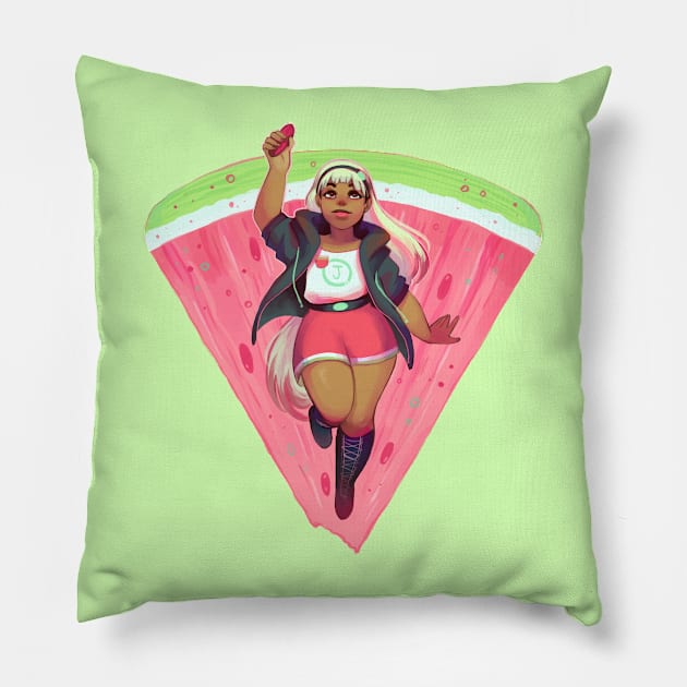 Watermelon Pillow by GDBee