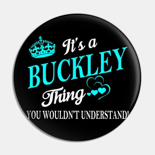 BUCKLEY Pin