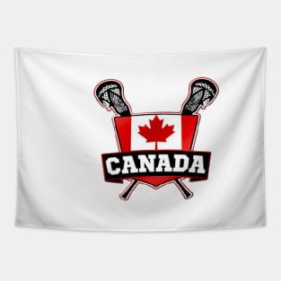 Canada Lacrosse | 2 canada flag sticks Tapestry