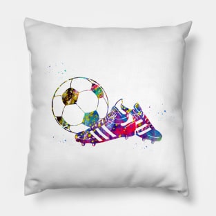 Soccer Art Pillow