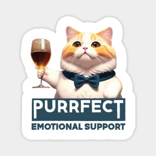 Just a Purrfect Emotional Support Cat Magnet