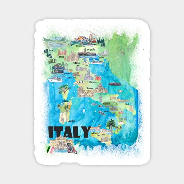 Italy Magnet by artshop77