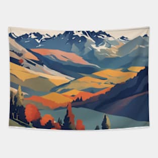 mountain art america 2024 Tapestry