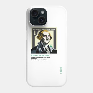 USD000001 - George Washington with Pink Eyes Phone Case