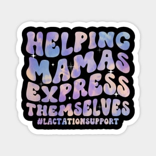 Helping Mamas Express Themselves Funny Lactation Specialist Magnet