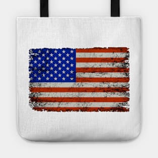 the american flag vertical Tote