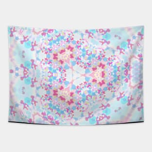 Kaleidoscope Pastel Arrow Pattern Tapestry