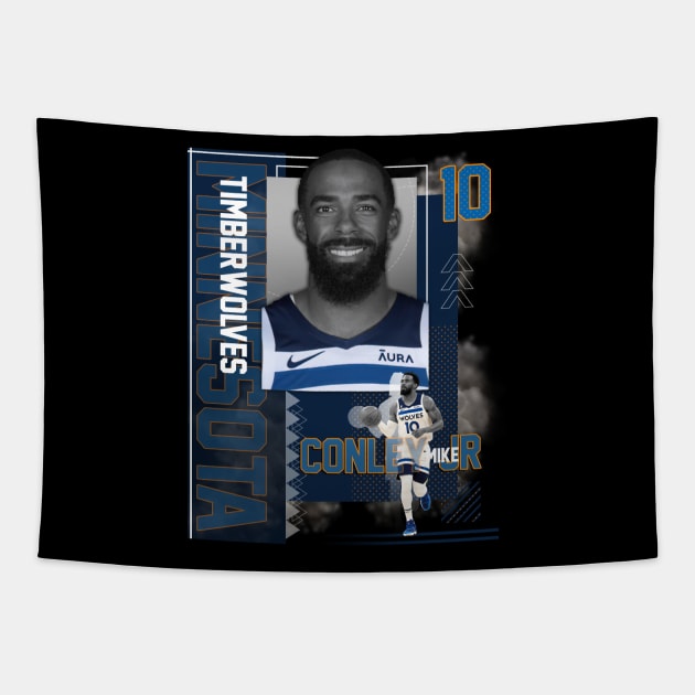 Minnesota Timberwolves Mike Conley Jr 10 Tapestry by today.i.am.sad