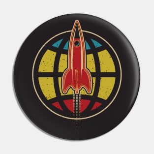 Rocket World Pin