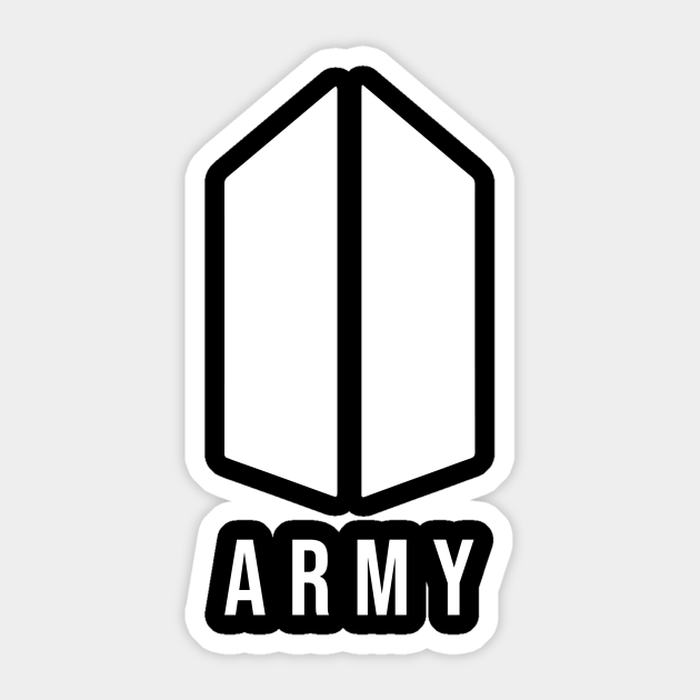 Bts Army Bts Army Sticker Teepublic