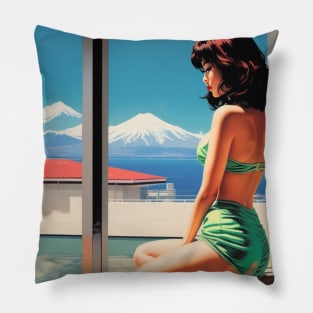 Japanese Girl Backside Pillow