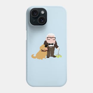 Old Man and His Loyal Dog Phone Case