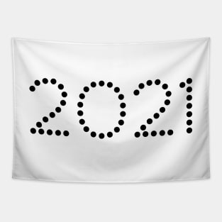 Class of 2021 Dots Pattern Tapestry