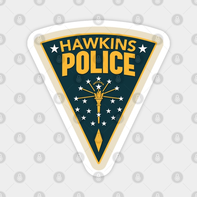 Hawkins Police Department Magnet by Meta Cortex