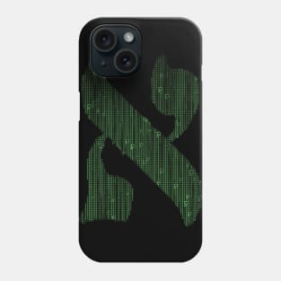 Hebrew Letter Alef Matrix Style Phone Case