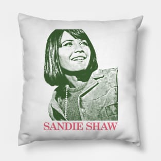 Sandie Shaw / 60s Retro Fan Art Pillow