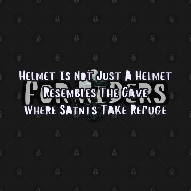 Helmet is not Just A Helmet For Riders Resembles The Cave Where Saints Take Refuge 4 by fazomal