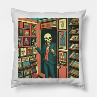 Record shop Pillow