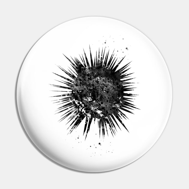 Sea Urchin Pin by erzebeth