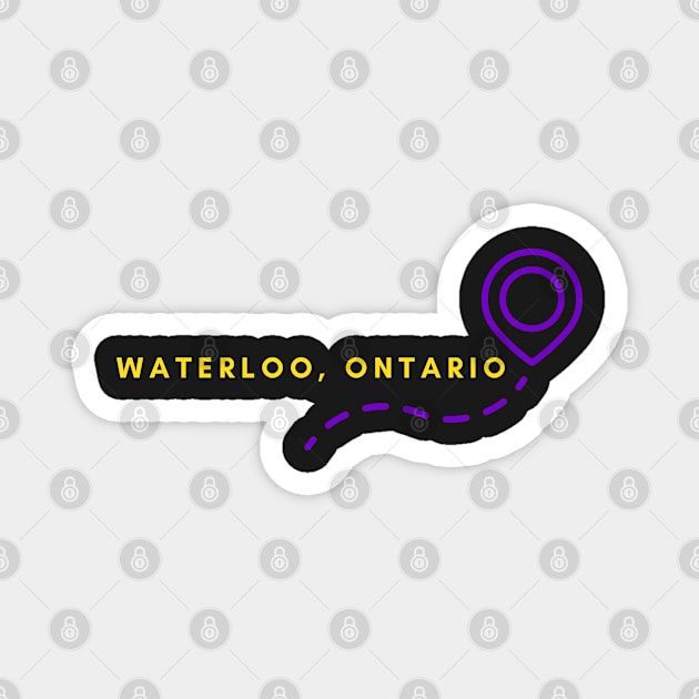 Waterloo, Ontario Magnet by stickersbyjori