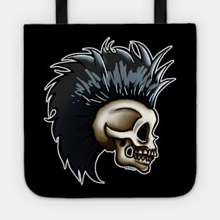 Punk Skull (Black Version) Tote