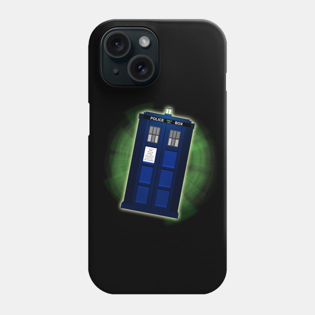 TARDIS Phone Case by scoffin