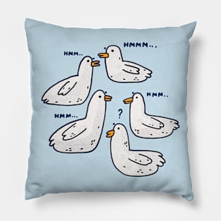 Suspicious Birds Pillow